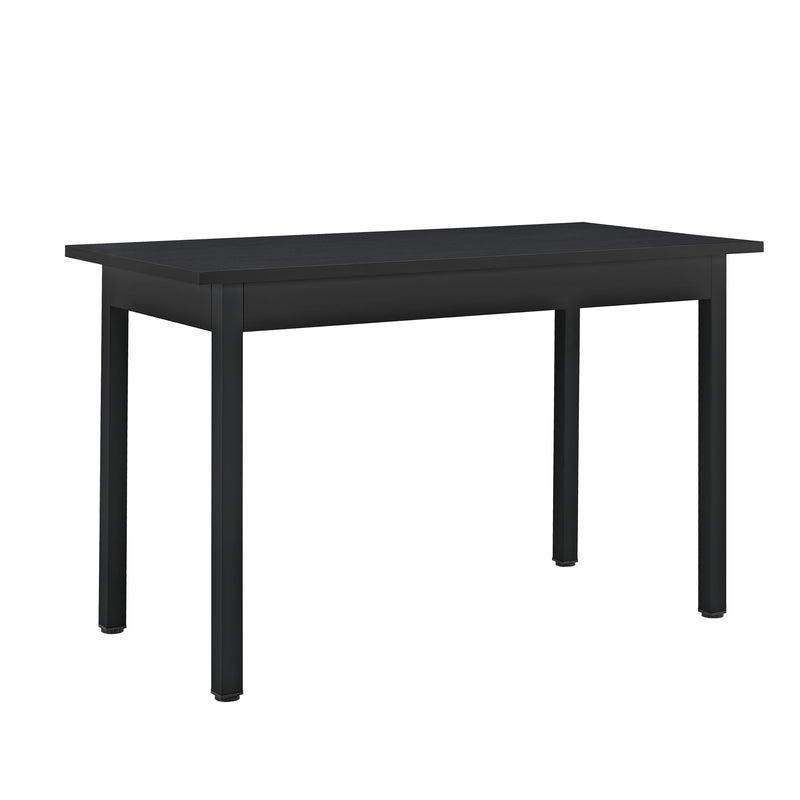 Schizzo in scala [en.casa] Arredo Sala da Pranzo Tavolo 120 x 60 x 75 cm con 4 Sedie 83 x 54 x 48 cm MDF Acciaio Plastica