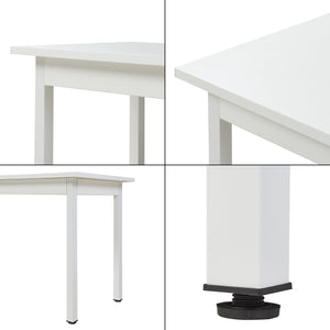 Tavolo da Pranzo Den Haag con Piano Rettangolare 140 x 60 cm - [en.casa]