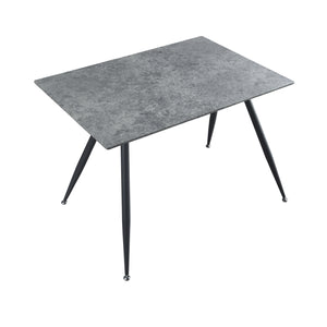 Tavolo da pranzo Fitjar effetto cemento in varie dimensioni [en.casa]