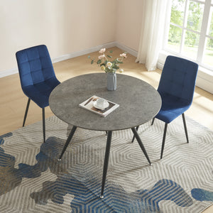 Tavolo Fitjar da Sala Pranzo Piano in Effetto Cemento - Varie Misure [en.casa]