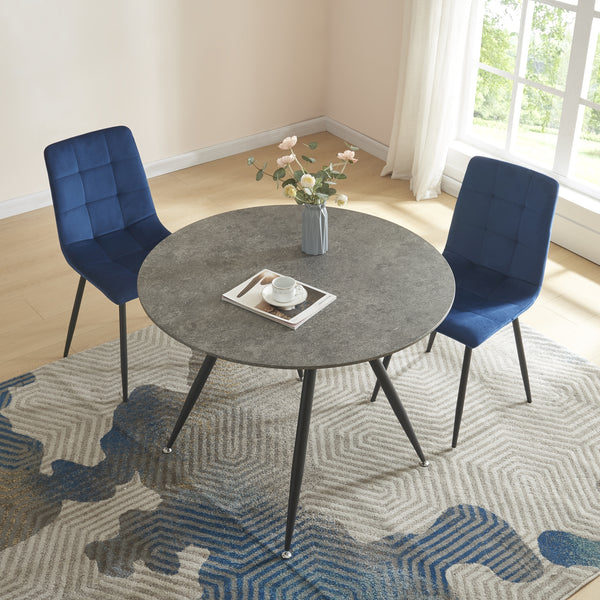 Tavolo Fitjar da Sala Pranzo Piano in Effetto Cemento - Varie Misure [en.casa]