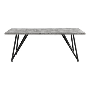 Tavolo da Pranzo (LuxLaxA) 200x100x76 cm Tavolo da Cucina Fino a 8 Posti - Gambe di Design in Acciaio Nero e Piano Tavolo in MDF - Vari Colori