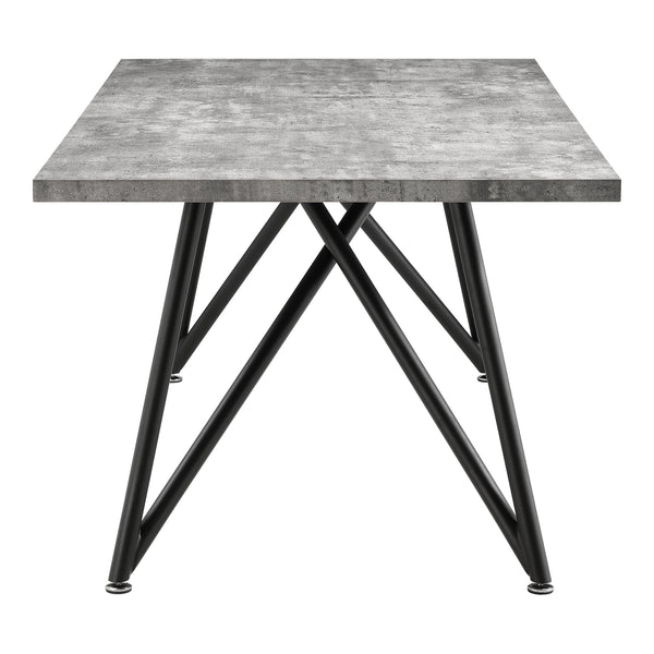 Tavolo da Pranzo (LuxLaxA) 200x100x76 cm Tavolo da Cucina Fino a 8 Posti - Gambe di Design in Acciaio Nero e Piano Tavolo in MDF - Vari Colori