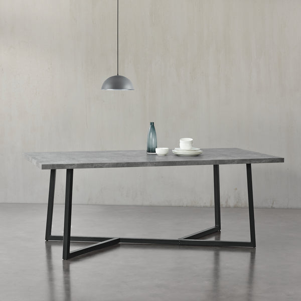 Tavolo da pranzo Sjöbo 200x100x76cm vari colori en.casa