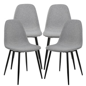 [en.casa] Mobili sala da pranzo grigio + ottica legno sedia e tavolo