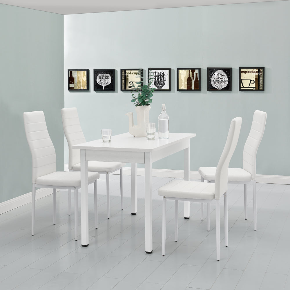 Gruppo da pranzo Jørpeland (set, 5 pezzi) 120x60 cm vari colori [en.casa] - premiumXL