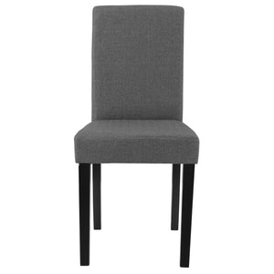 Set da Pranzo Tavolo Rettangolare con 6 Sedie Imbottite [en.casa]