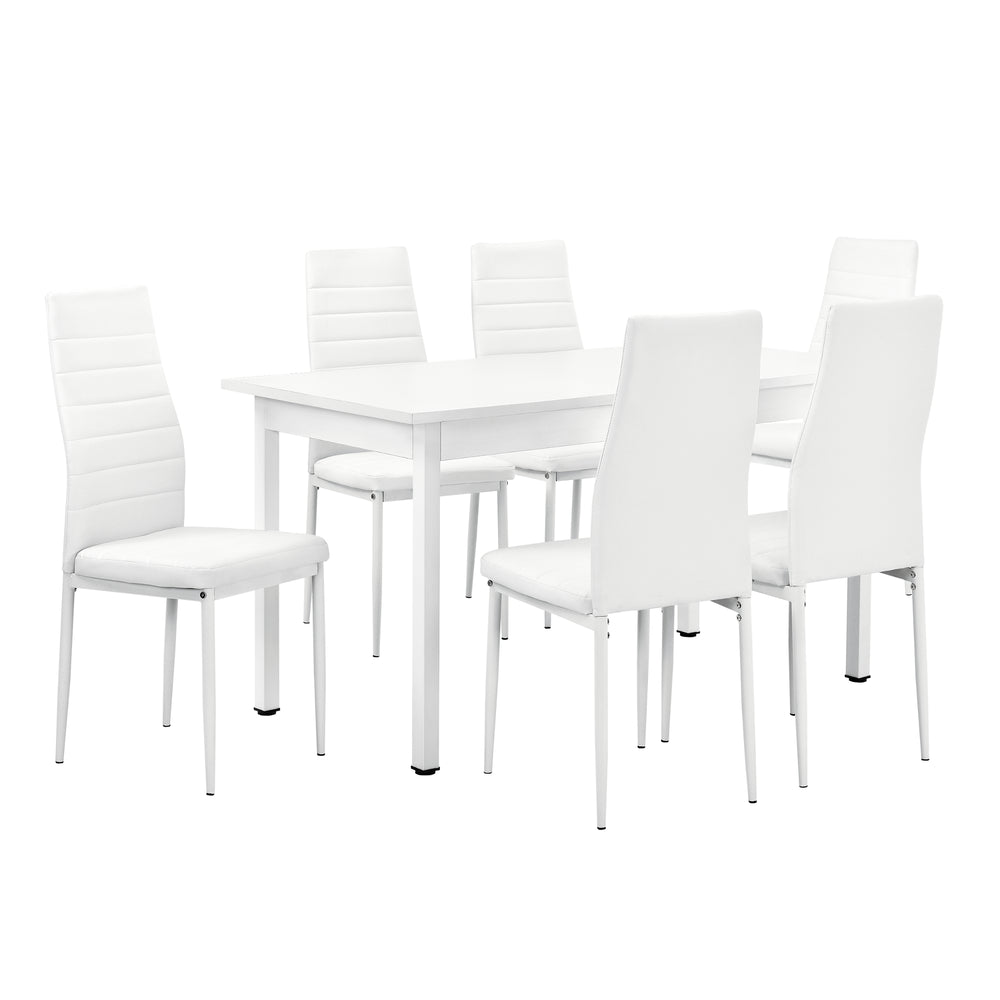 Gruppo da pranzo Bjerkvik (set, 7 pezzi) 140x60 cm in diversi colori [en.casa] - premiumXL