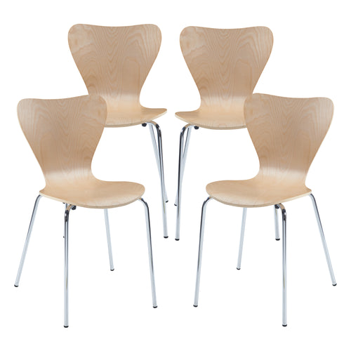 Sedia da pranzo Essunga set da 4 [en.casa]