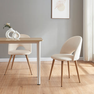 Set Karijoki di Sedie imbottite da Sala Pranzo con Rivestimento [en.casa] 
