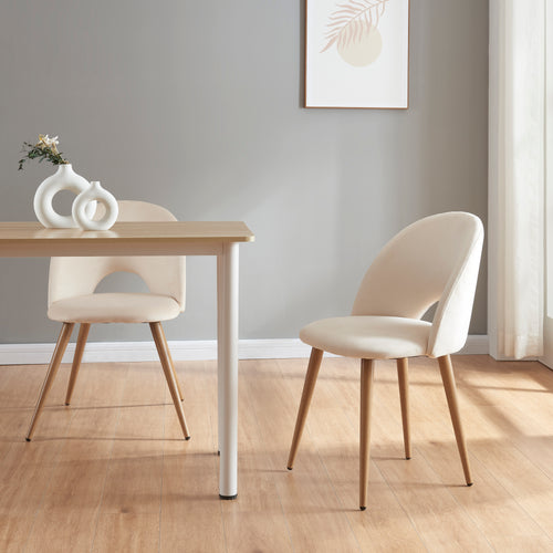 Set Karijoki di Sedie imbottite da Sala Pranzo con Rivestimento [en.casa] 