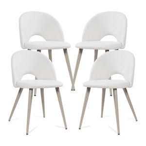 Set Karijoki di Sedie imbottite da Sala Pranzo con Rivestimento [en.casa] 
