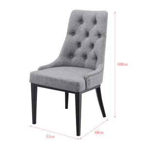 Set di sedie da pranzo Chester [en.casa]