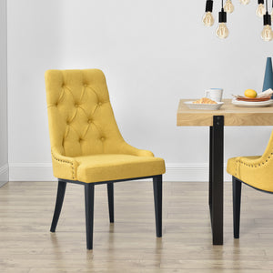 Sedia Chester con Schienale Alto Trapuntato [en.casa] 