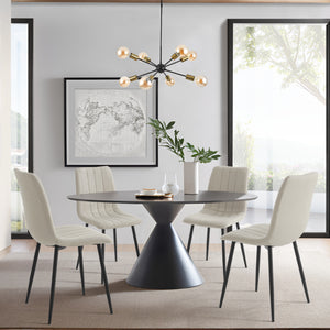 Sedia da pranzo Elsern set da 4 [en.casa]