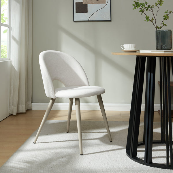 Set Karijoki di Sedie imbottite da Sala Pranzo con Rivestimento [en.casa] 