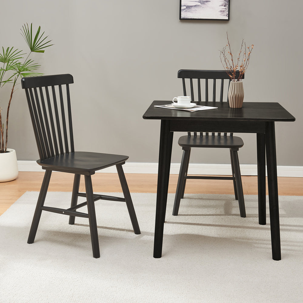 Sedia da pranzo Karmoy set da 2 in legno [en.casa]