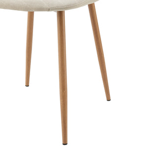 Set Köfering Sedie da Sala Pranzo con Cuciture Decorative [en.casa]
