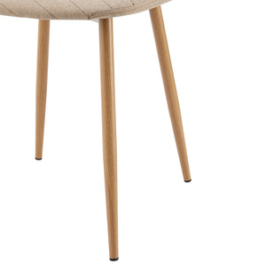 Sedia da pranzo Köfering set da 4 [en.casa]