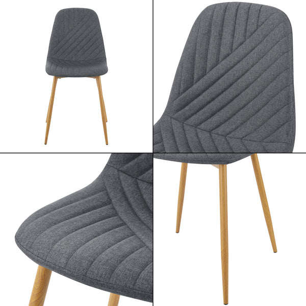 Sedia da pranzo Köfering set da 2 in diversi colori [en.casa]