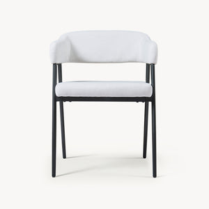 Set Kohlmand di Sedie Imbottite da Sala Pranzo con Rivestimento in Tessuto [en.casa]