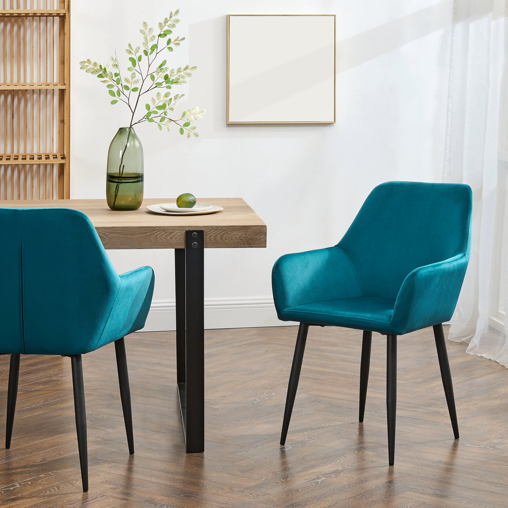 Set di sedie da pranzo Hollola [en.casa] - premiumXL