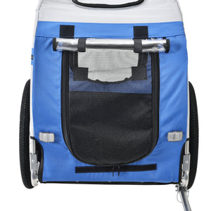 Rimorchio per Bicicletta per Trasporto Cani 138 x 71 x 90 cm Carrello per Trasporto Animali Domestici Carico Max.26 kg - in vari colori