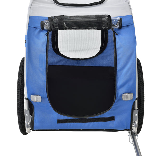 Rimorchio per Bicicletta per Trasporto Cani 138 x 71 x 90 cm Carrello per Trasporto Animali Domestici Carico Max.26 kg - in vari colori
