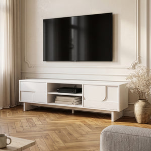 Mobile TV Katanshumn con 2 ante 150x39x45 cm [en.casa]