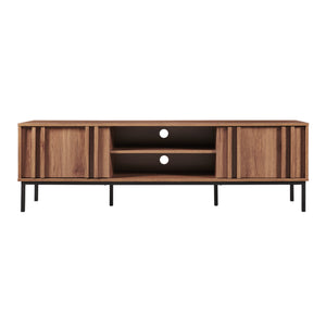 Mobile TV Kilmandar 160x40x49 cm effetto noce [en.casa]