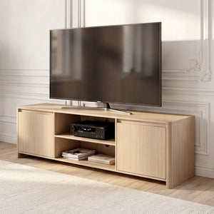 Mobile TV Takranmaa 150x40x50 cm effetto quercia [en.casa]
