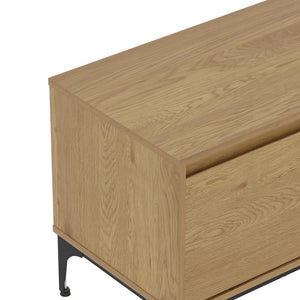 Mobile Porta TV Kistiandi a Vani Aperti e Chiusi con Ante 140 x 40 x 50 cm [en.casa]
