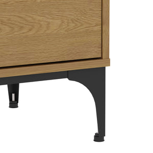 Mobile Porta TV Kistiandi a Vani Aperti e Chiusi con Ante 140 x 40 x 50 cm [en.casa]