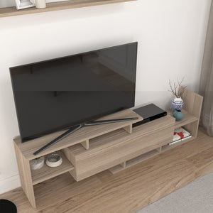 Set Liksefte di Mobile Porta TV e Mensola da Parete - [en.casa]