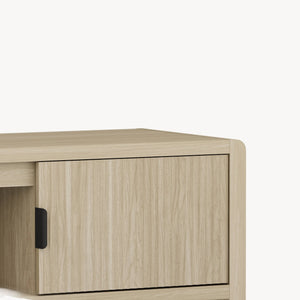 Mobile TV Lukkodso con 2 Ante e Vano Centrale Aperto 150x40x40 cm [en.casa] 