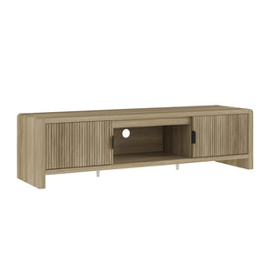 Mobile TV Lukkodso con 2 Ante e Vano Centrale Aperto 150x40x40 cm [en.casa] 