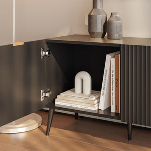 Mobile Porta TV Nand con Ante Decorative [en.casa]