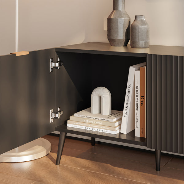 Mobile Porta TV Nand con Ante Decorative [en.casa]