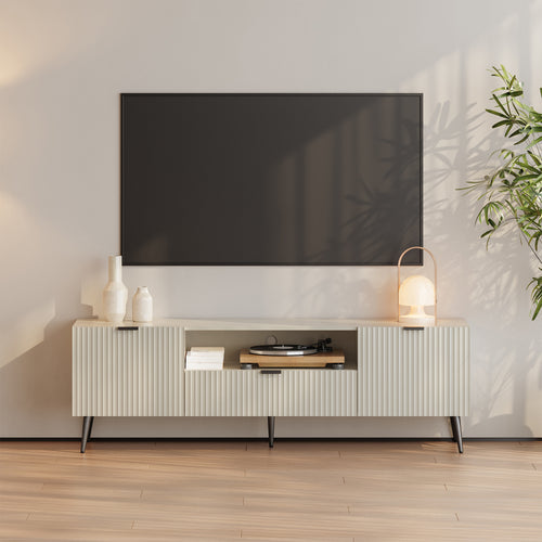 Mobile Porta TV Nand con Ante Decorative [en.casa]