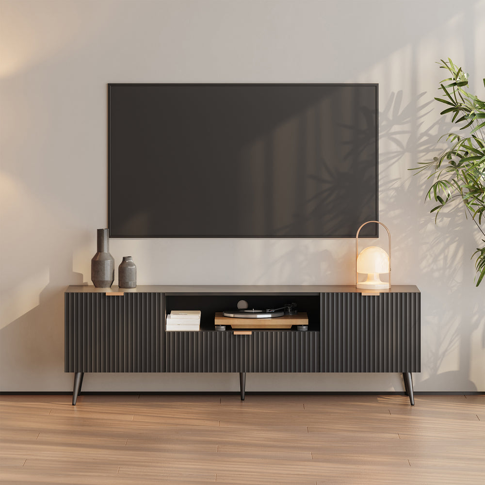 Mobile Porta TV Nand con Ante Decorative [en.casa]
