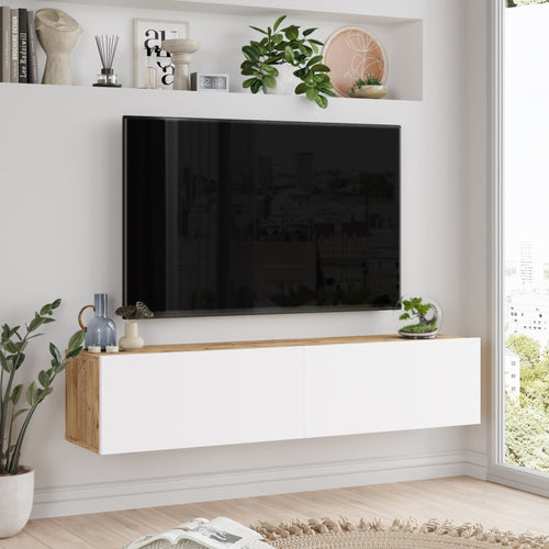 Tavolino TV Lapinlahti in diversi colori e dimensioni [en.casa] - premiumXL