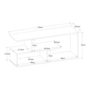 Tavolino TV Anän 100x30x42 cm [en.casa]