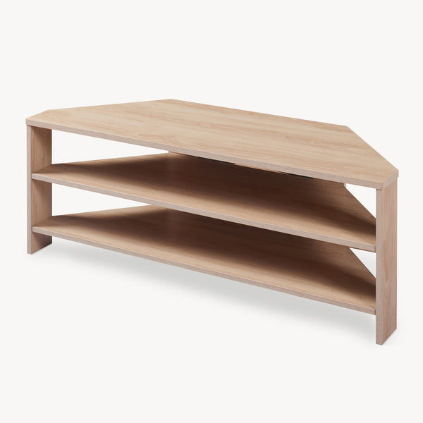 Mobile Porta TV Berg con 2 Ripiani Espositore Angolare 110 x 36 x 42 cm - [en.casa]