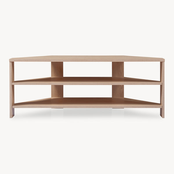 Mobile Porta TV Berg con 2 Ripiani Espositore Angolare 110 x 36 x 42 cm - [en.casa]
