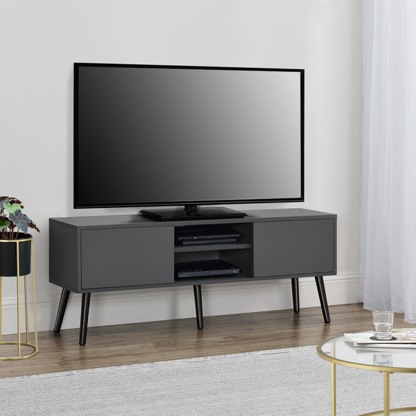 Mobile Porta TV Eskilstuna a 2 Ante e Ripiani 120 x 30 x 47 cm [en.casa]