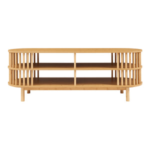 Mobile TV Jarvenpaa in bambù [en.casa]