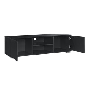 Mobile TV con Scomparti Chiusi e Aperti 34,5 x 120 x 40 cm - [en.casa]