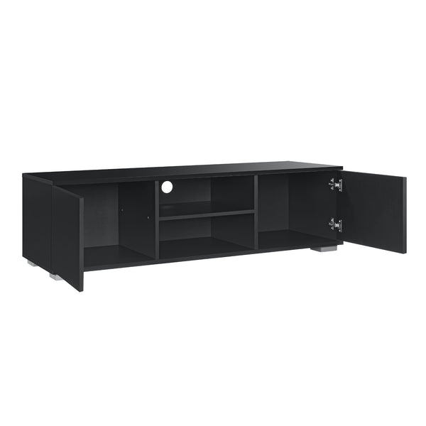 Mobile TV con Scomparti Chiusi e Aperti 34,5 x 120 x 40 cm - [en.casa]