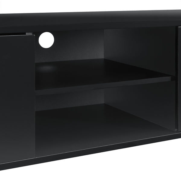 Mobile TV con Scomparti Chiusi e Aperti 34,5 x 120 x 40 cm - [en.casa]