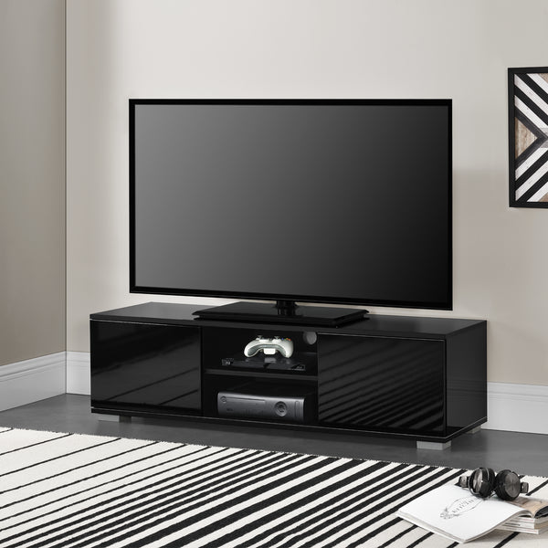 Mobile TV con Scomparti Chiusi e Aperti 34,5 x 120 x 40 cm - [en.casa]